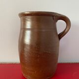 Old glazed stoneware pot