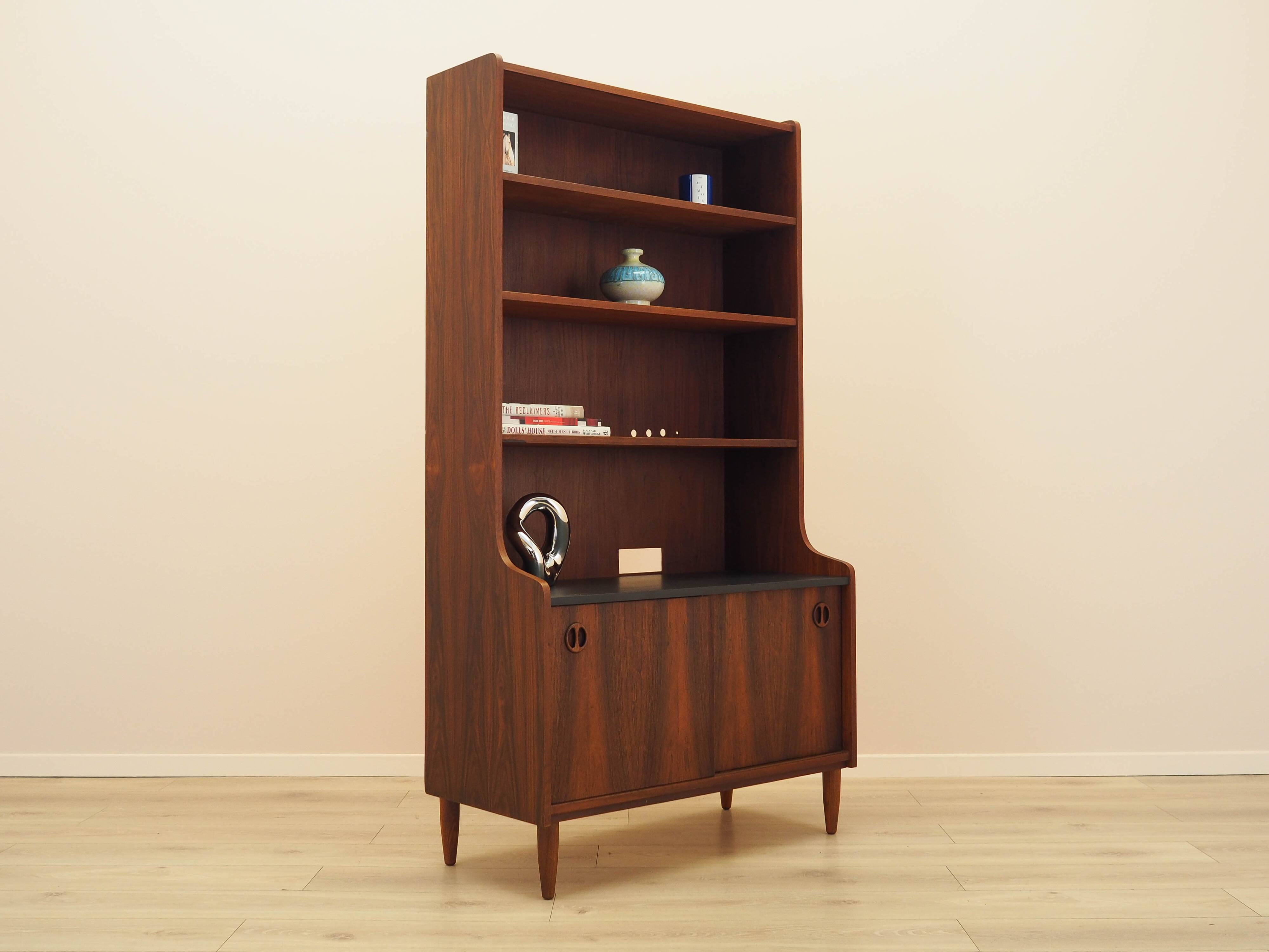 Rosewood bookcase, Danish design, 1970s, made in Denmark