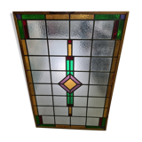 Dutch art deco stained glass window