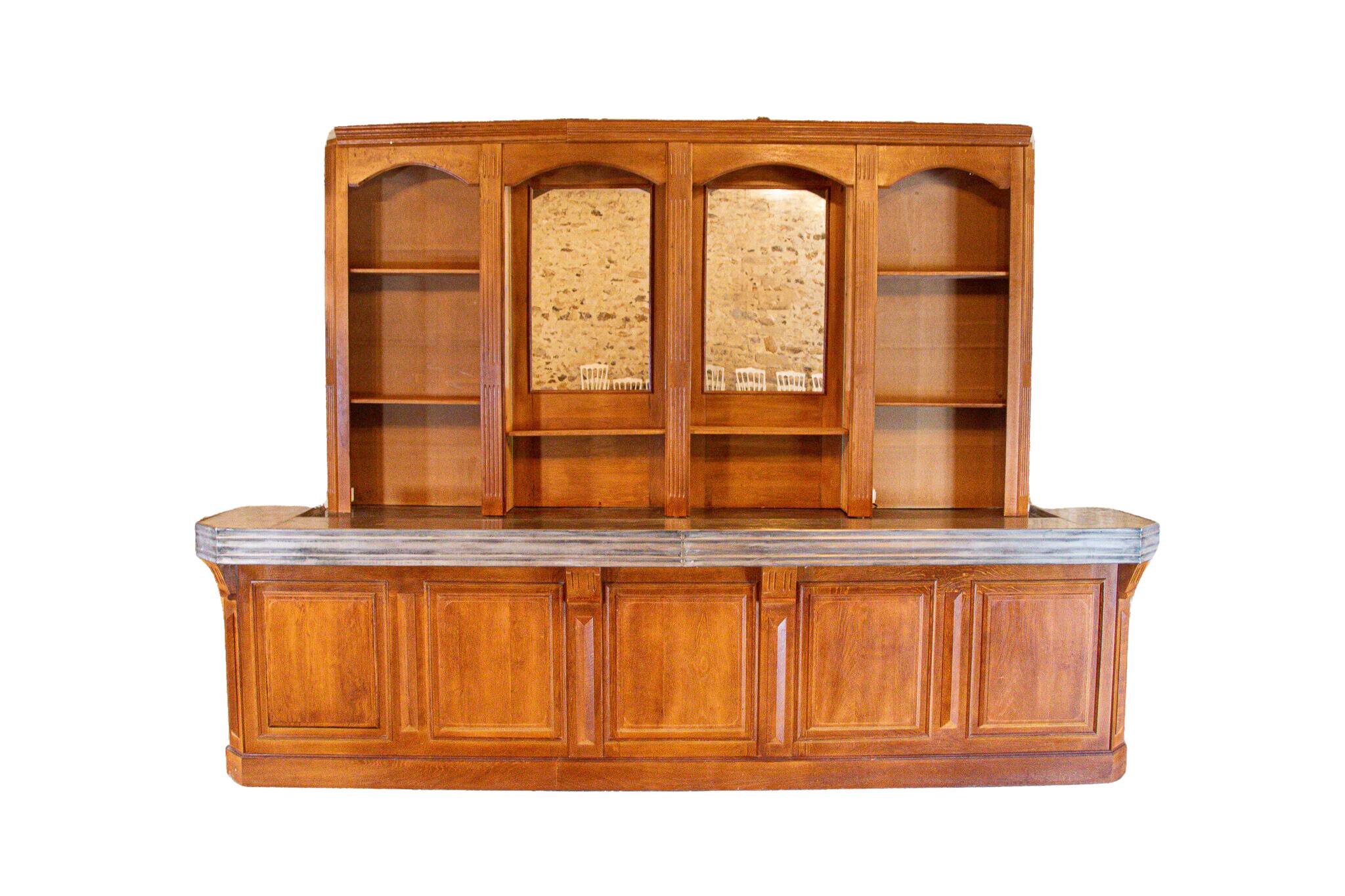 5m solid oak bar