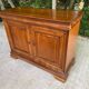 Vintage Louis Philippe solid oak sideboard, 20th century