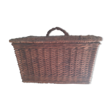 Wicker basket, rectangular - Used for racing - with tilting lid
