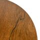 Vintage rosewood coffee table with glass, Denmark, 70s design