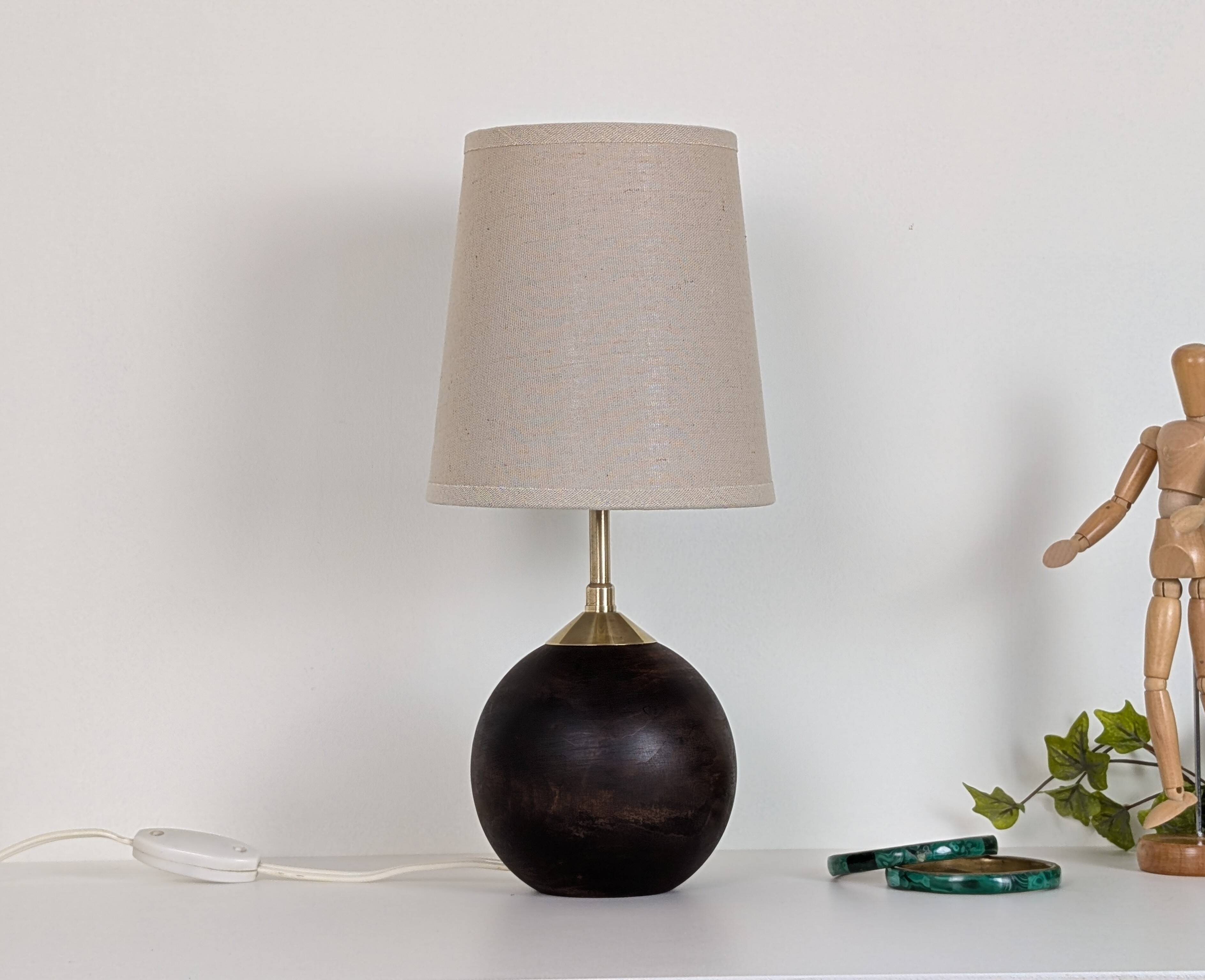 Lampe de chevet bois