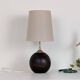 Wooden bedside lamp
