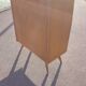 Showcase ileron storage furniture 1950 light wood