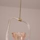 Charming Pink and Trasparent Murano Glass Chandelier by Barovier e Toso