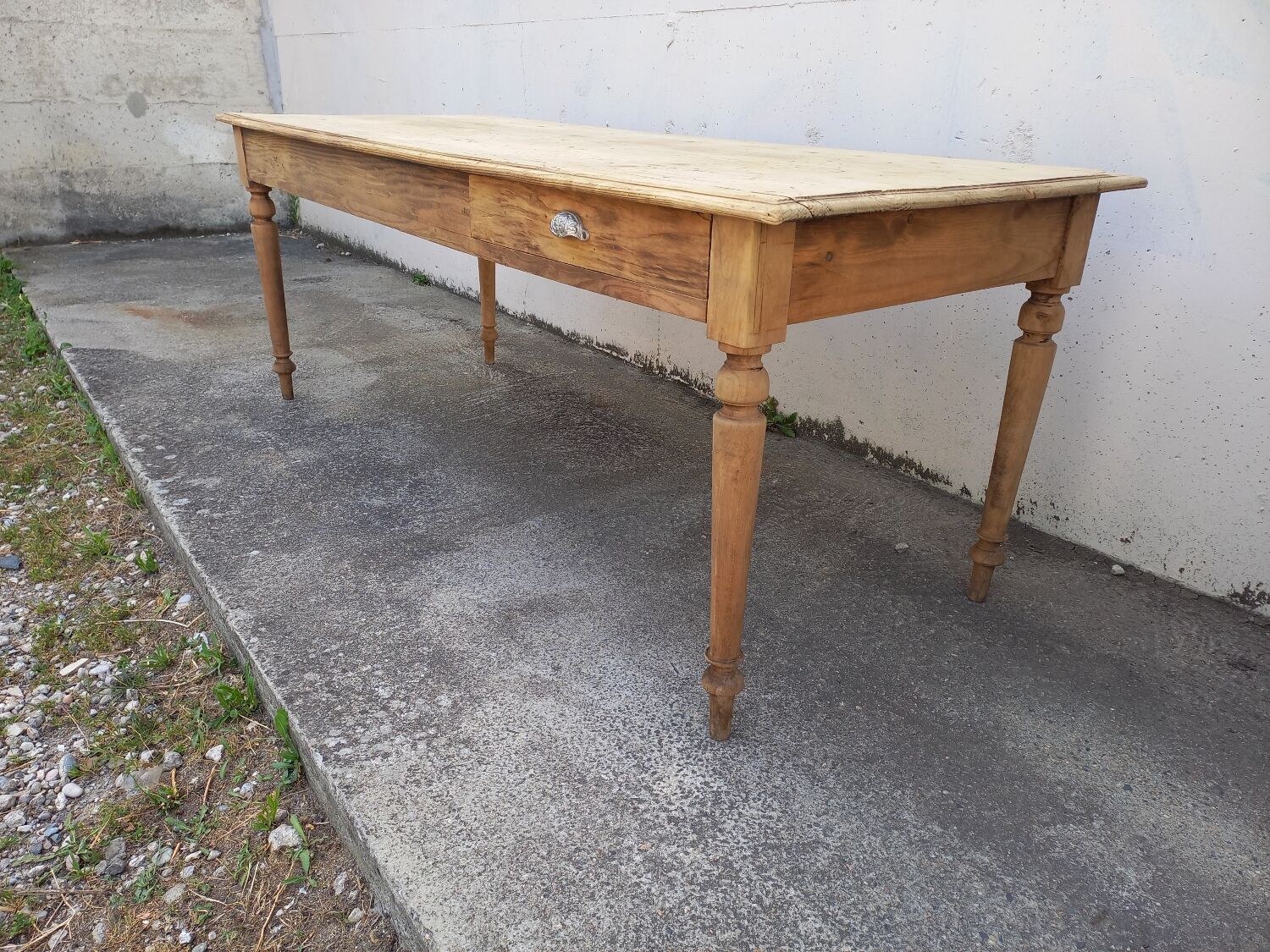 Table de ferme ancienne 200 cm