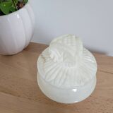 Round alabaster box