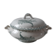Soup pot Saint-Amand Iron Earth model Lily of the valley XIXth