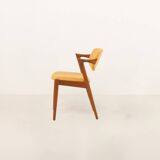 Kai Kristiansen vintage chair in teak, model 42, Denmark 1960s