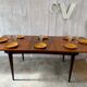 Table teck "papillon"