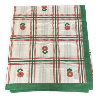Handmade floral tablecloth