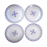 Set of 4 old plates