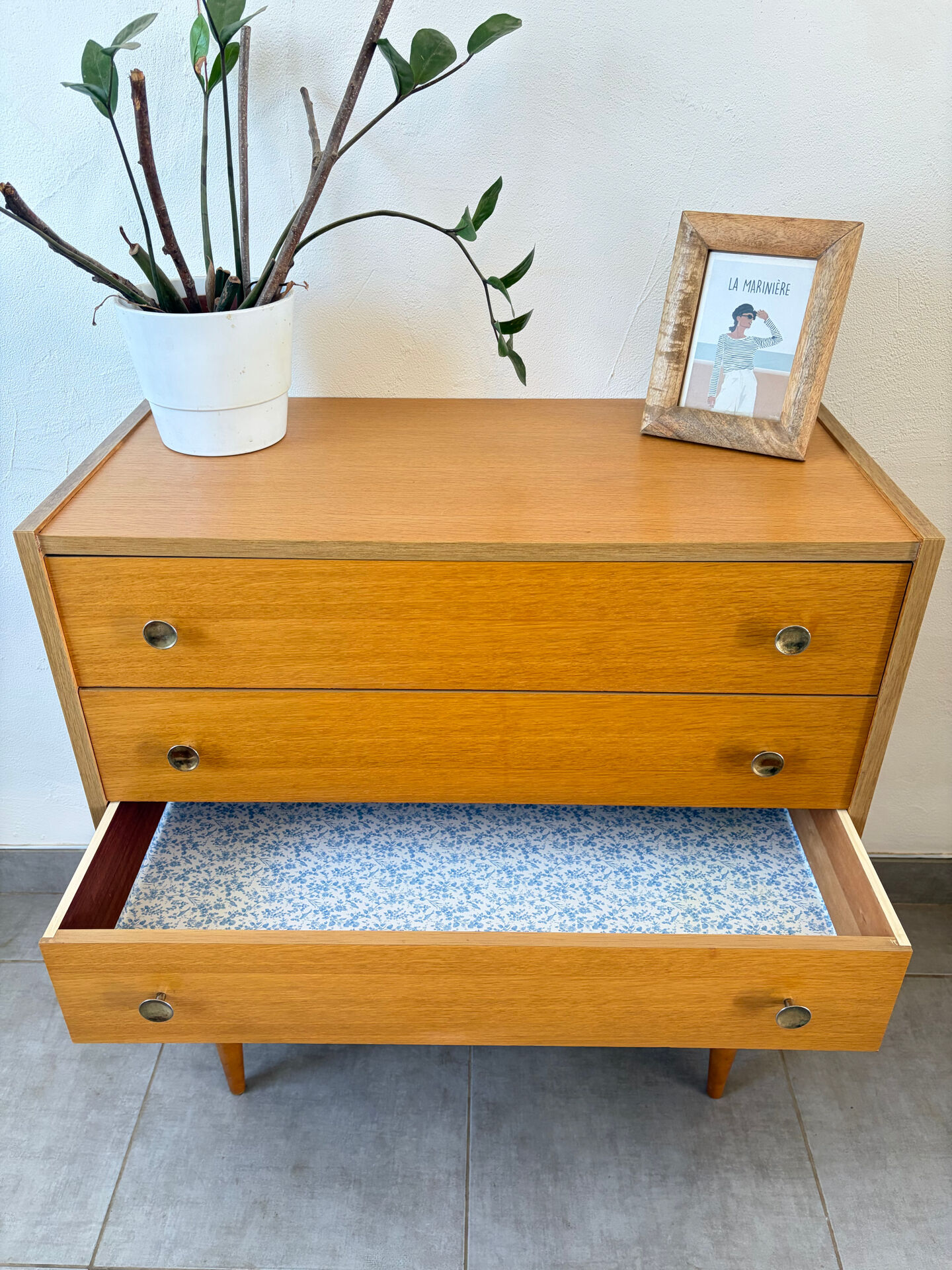 Vintage Scandinavian commode from the 1960s.