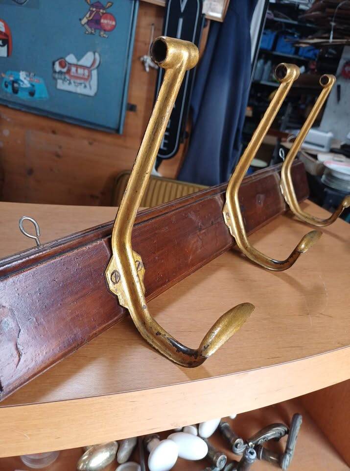 Vintage wall coat rack