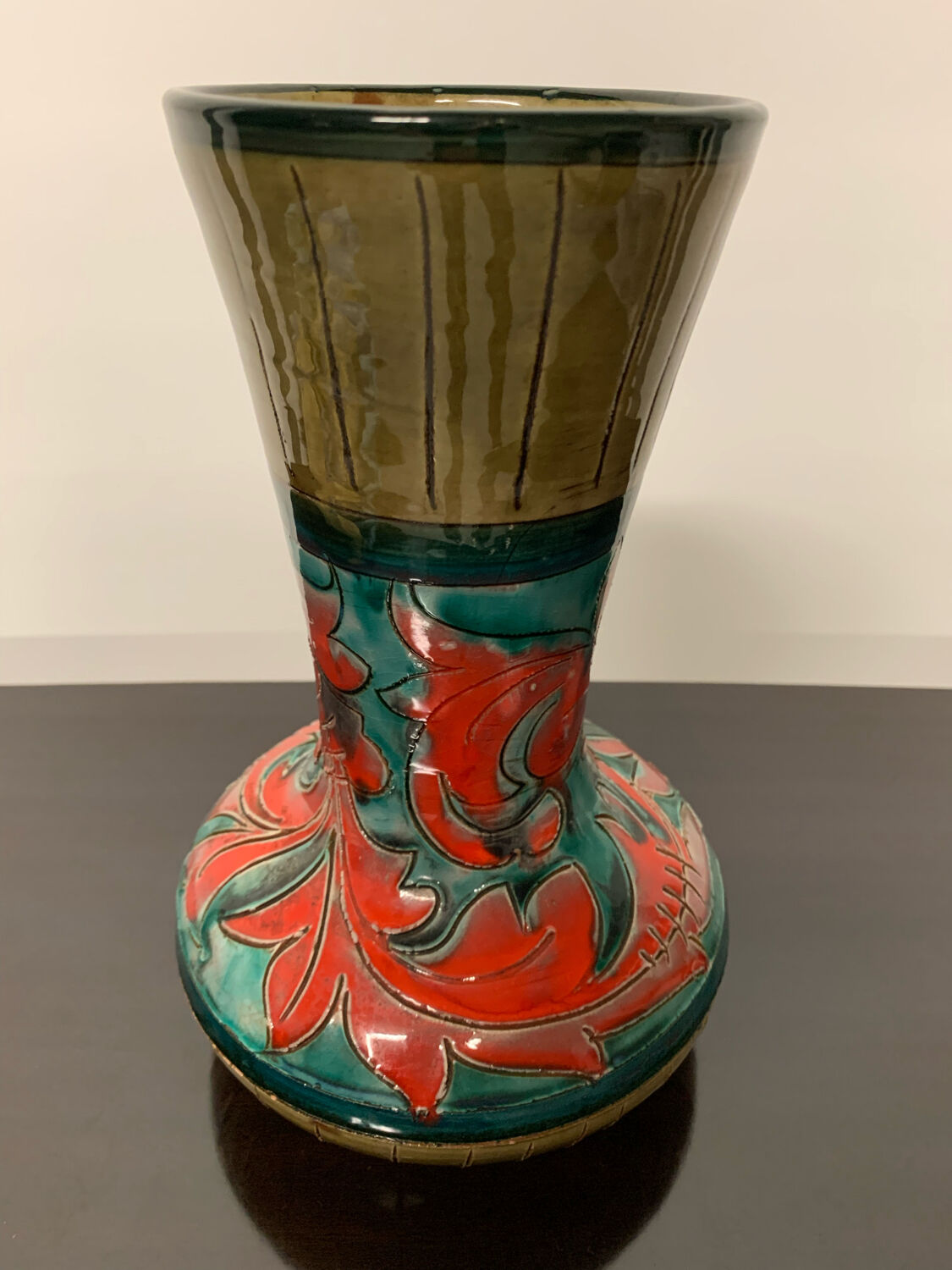 Ceramic vase C.E Italy