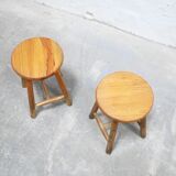 Vintage pine stool