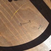 7 curved wooden bistro chairs by Baumann