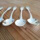 Set of 6 small old boulenger spoons
