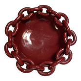 Large ceramic Vallauris dish dimensions: height -9cm - diameter -30