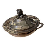Silver-plated soup tureen