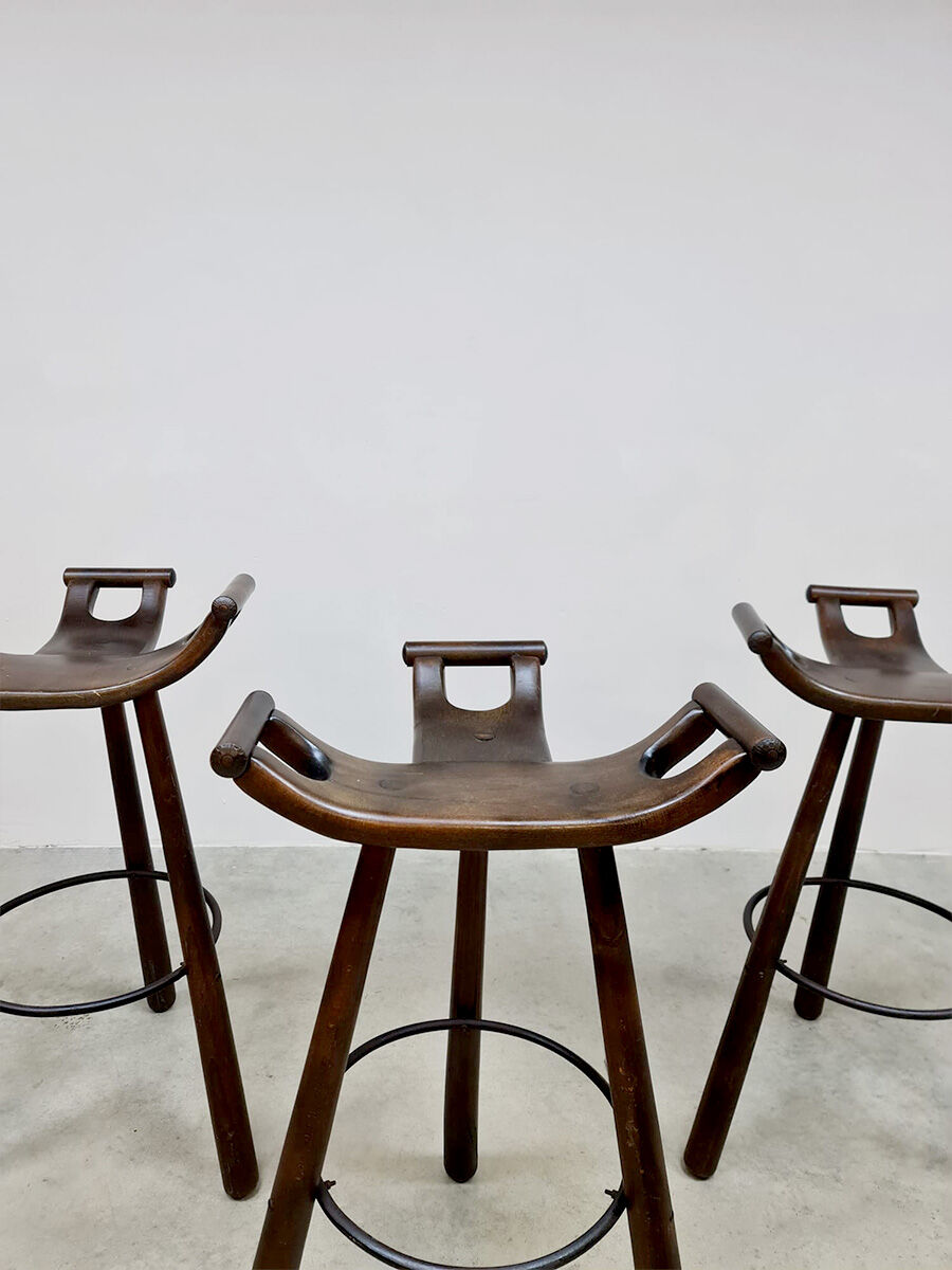 Vintage Spanish barstools 'Brutalism'