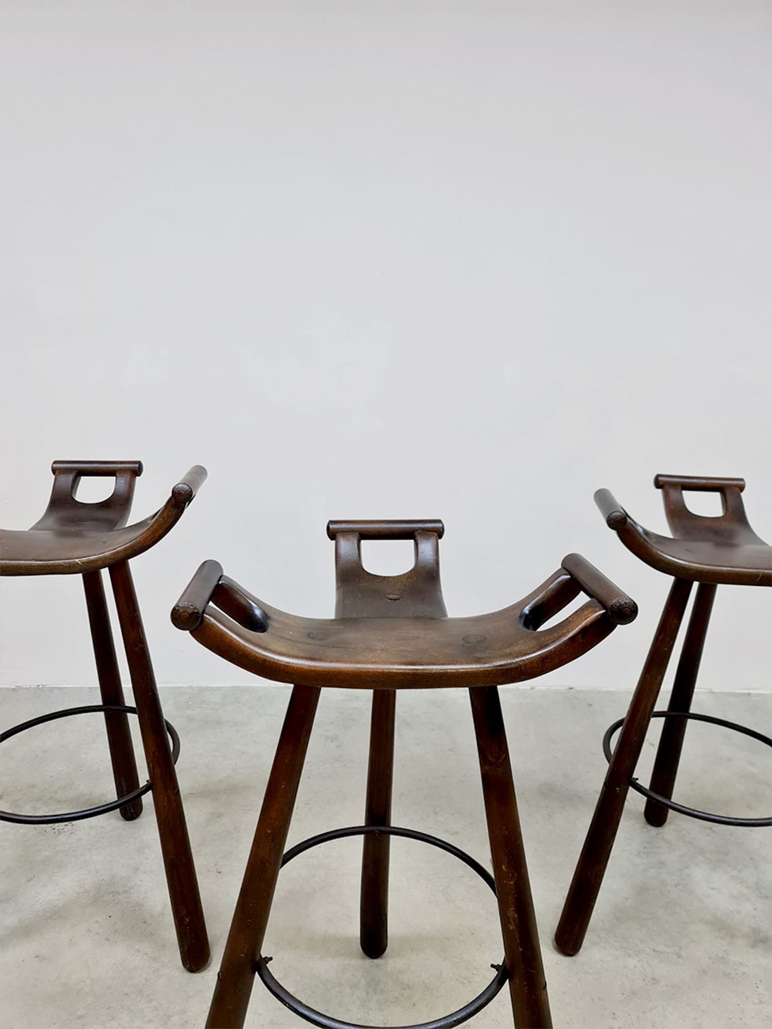 Vintage Spanish barstools 'Brutalism'