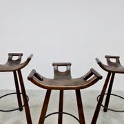 Vintage Spanish barstools 'Brutalism'