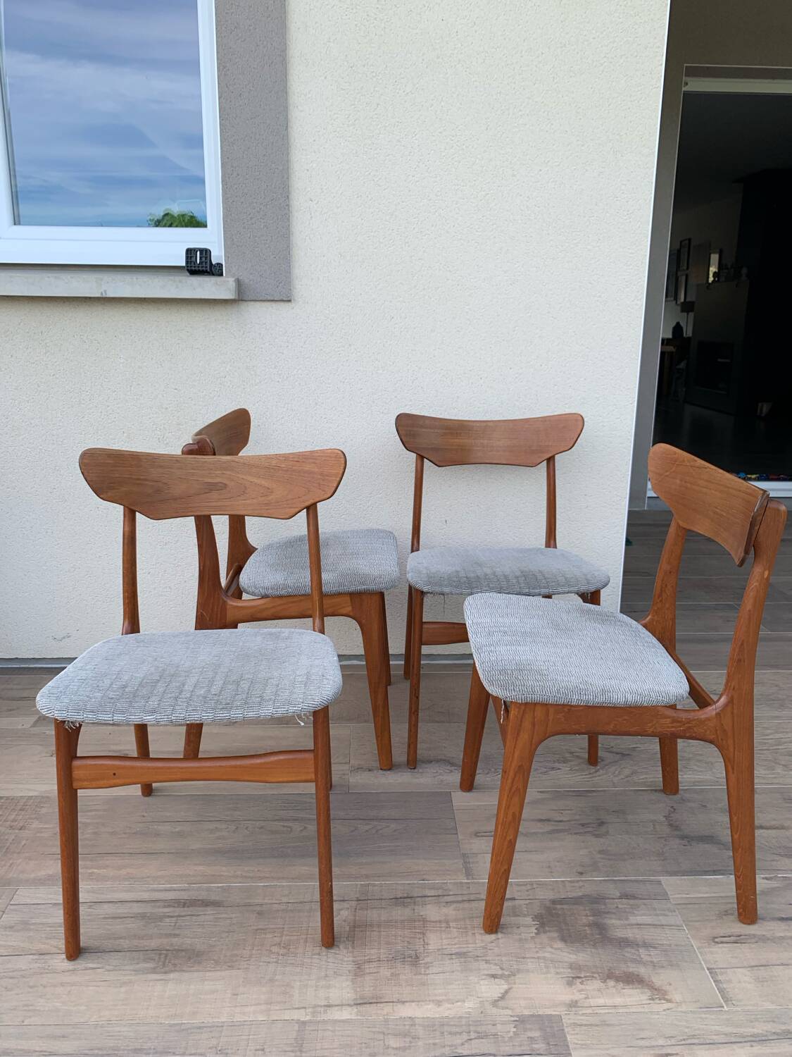 Schienning & Elgaard dining chairs, set of four