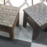 Pair of stools former teller PTT