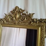 Miroir ancien XIXéme siècle doré
