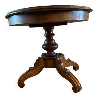 Antique gueridon GM with central leg