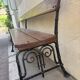 Très grand banc en fonte