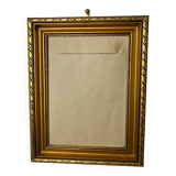 Gold and black wooden frame