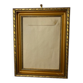 Gold and black wooden frame
