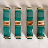 6 art deco knife holders from the 30s