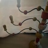 Wooden chandelier
