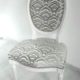 Restored medallion of Louis XVI style Chair