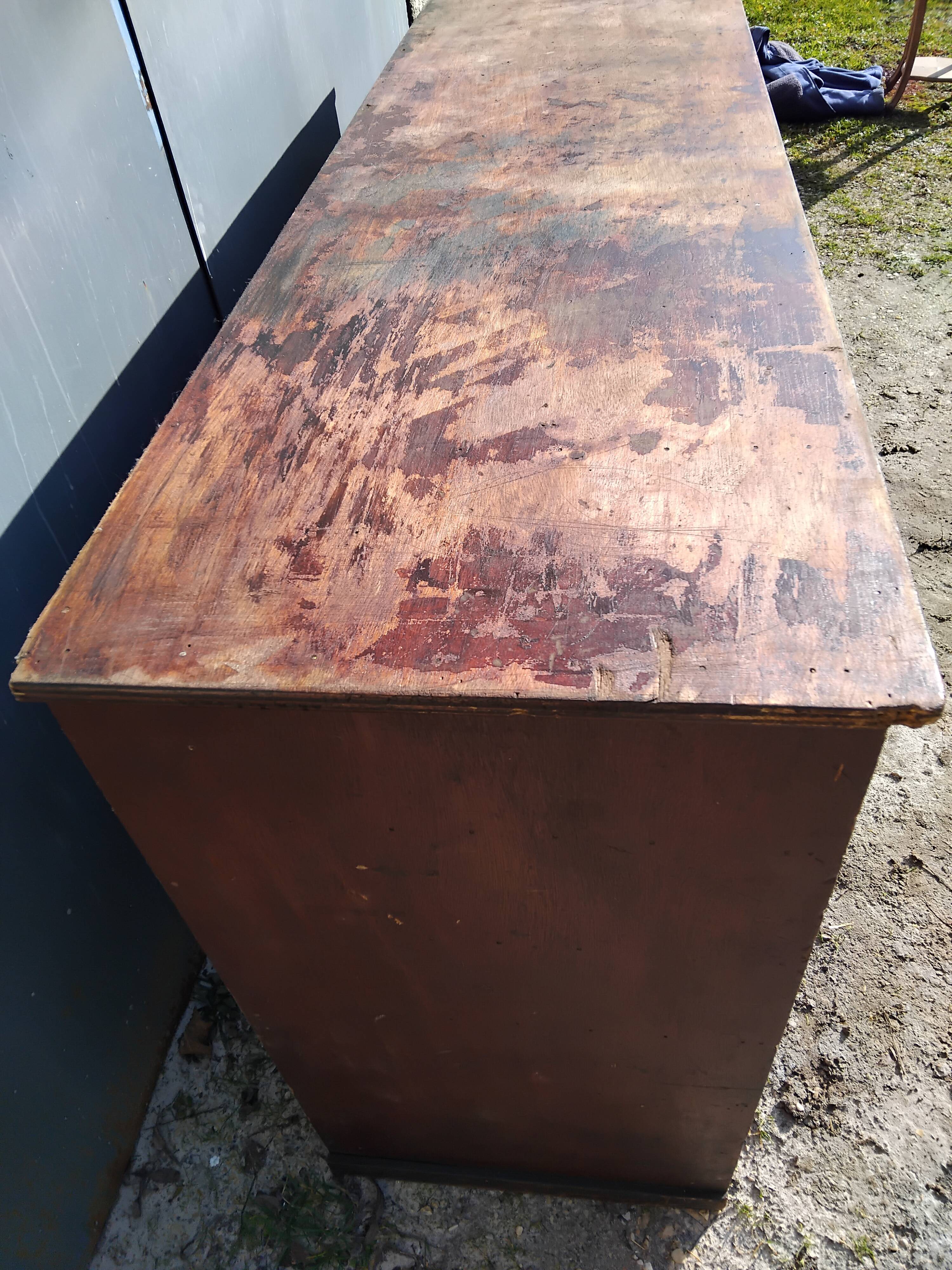 Old sideboard workshop furniture 49 drawers vintage design