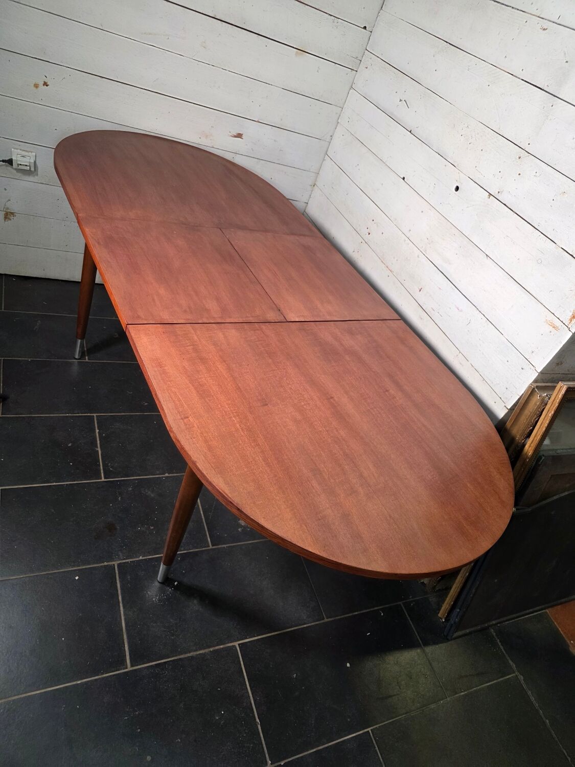 Scandinavian extendable teak table from the 1960s (butterfly extension)