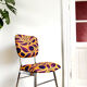 Chaise vintage retapissée