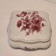Limoges porcelain candy box with floral decoration