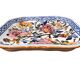 Gien earthenware dish, peony decoration