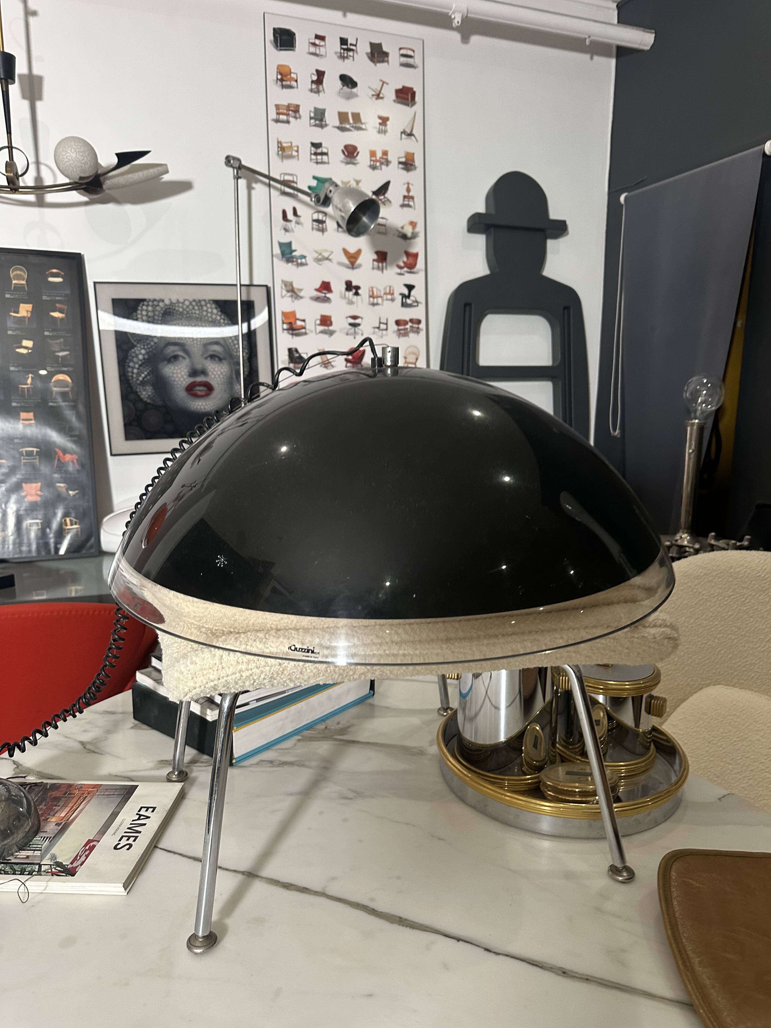 Large Guzzini pendant light from the 70s (65cm in diameter)