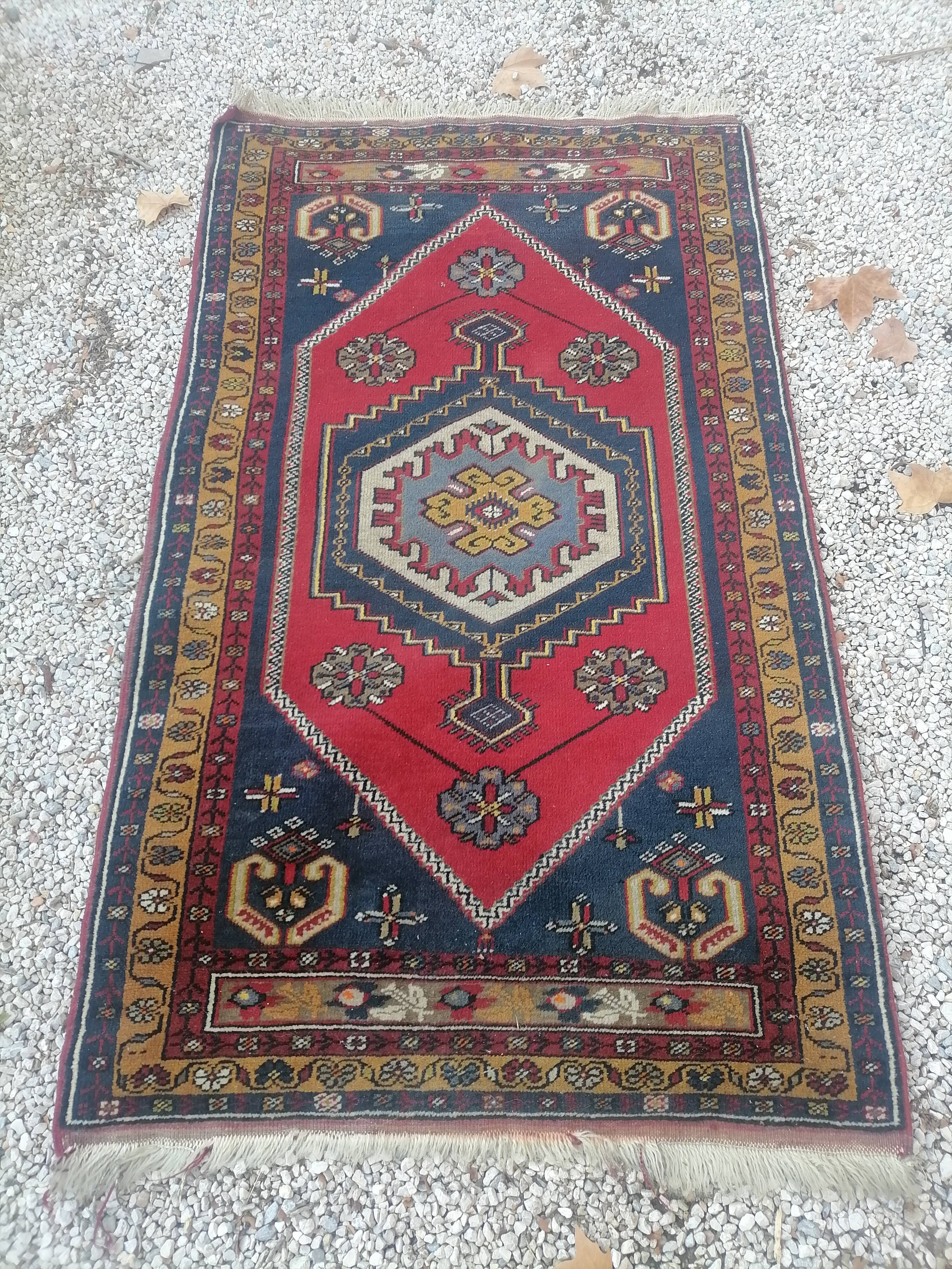 Old oriental carpet. Turkey