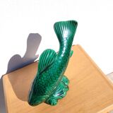 Poisson en céramique vert Saint Clément