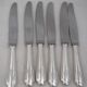 8 fourchettes et 6 couteaux de table Christofle Hotel