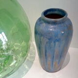 Vase in enamelled sandstone Pierrefonds