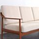 Mid-Century Teak Sofa from Knoll Antimott, 1960s.